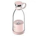 Portable mini blender bottle for fresh juice - front view